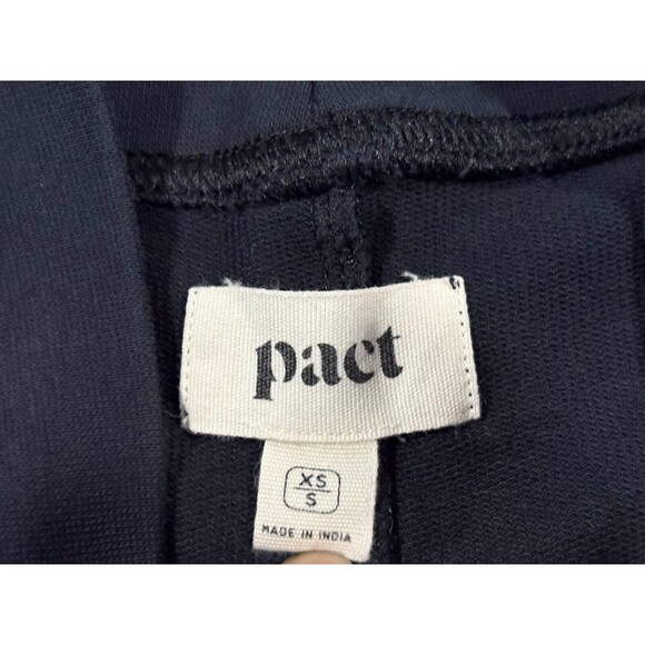 Pact Womens Organic Cotton Blend Cropped Jacket Thumbholes Stretch Sz XS/S - Picture 8 of 11